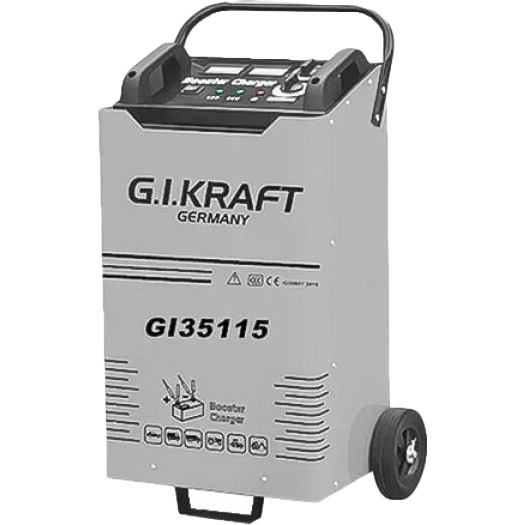 Пуско-зарядное устройство G.I.KRAFT 12/24V, 3600A (330х320х580) Пуско-зарядное устройство G.I.KRAFT 12/24V, 3600A (330х320х580)