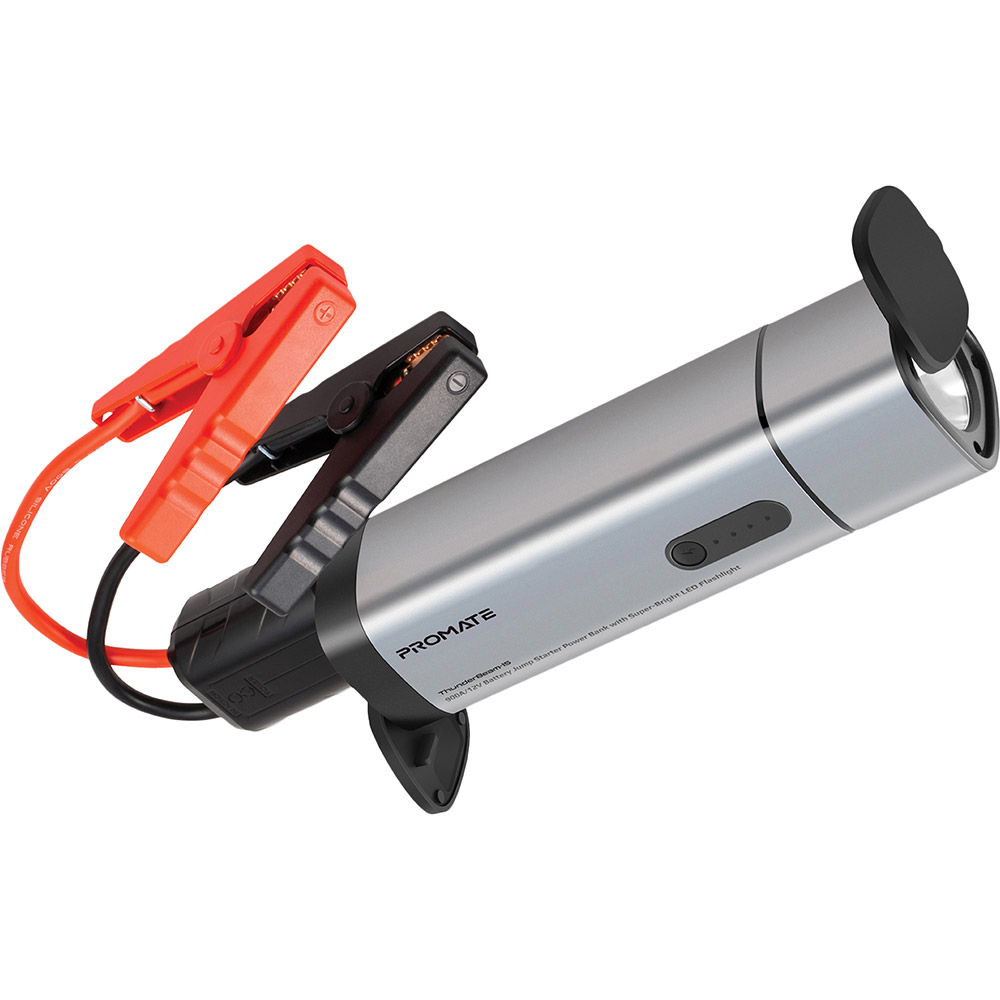 

Пуско-зарядное устройство Promate ThunderBeam-15 15000 mAh 900A Jump Starter Grey (thunderbeam-15.grey), thunderbeam-15.grey