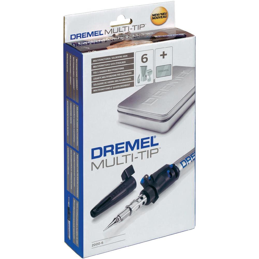 Газовий паяльник DREMEL Versatip Hobby (F0132000KA) Максимальна температура нагріву (°С) 1200