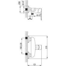 Смеситель CORSO GARDA D35 BC-1D121W (9605303 )