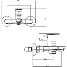 Змішувач CORSO LIRI O35 DF-1C140C (9632200)