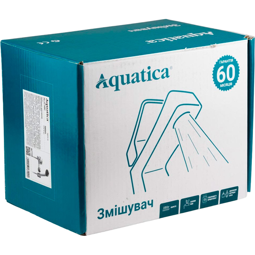 Смеситель AQUATICA IG-1C149C (9709200) Подвод 1/2" (13)