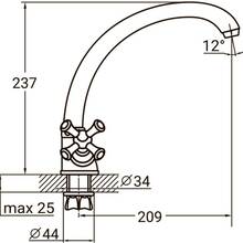 Змішувач AQUATICA s77 1/2" (9777110)