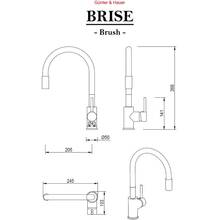 Змішувач GUNTER & HAUER BRISE Brush