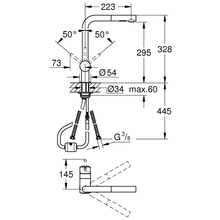 Змішувач GROHE Minta матовий графіт (30274AL0)