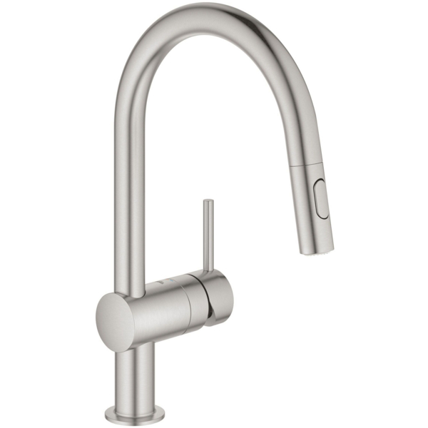 Смеситель GROHE Vento Dual Spray Super Steel (30438DC0) Назначение для кухонной мойки