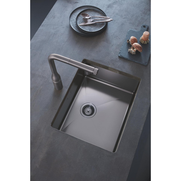 Змішувач GROHE Accent Smart Control Matte Graphite (30444AL0) Довжина виливу 19.9