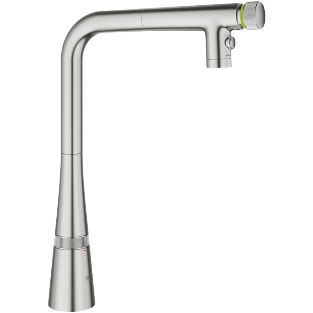 Смеситель GROHE Scala супер сталь (31888DC0) Назначение для кухонной мойки