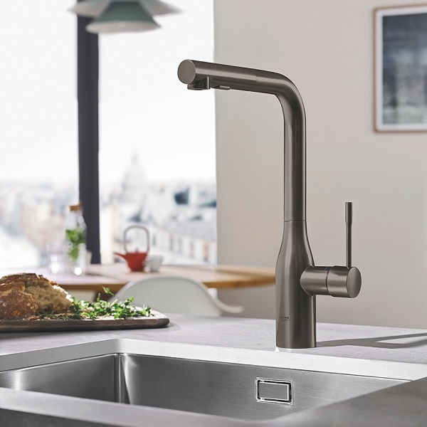 Смеситель GROHE Essence Графит темный матовый (30270AL0) Способ монтажа врезной