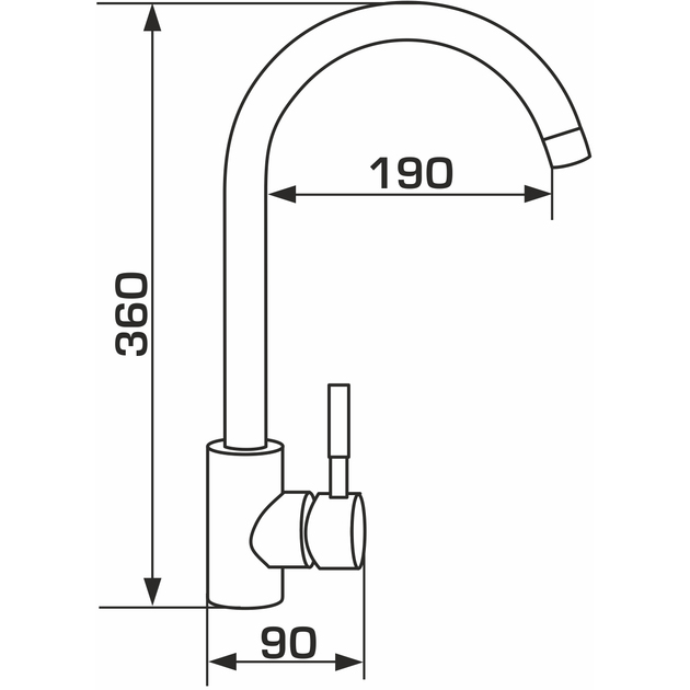 Заказать Смеситель GRANADO Elche LUX Inox (gz0107L)