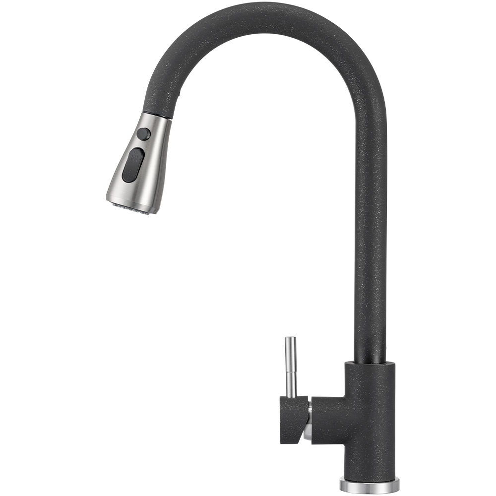 Змішувач GRANADO Campo LUX Black Shine (gz0501L) Призначення для кухонної мийки