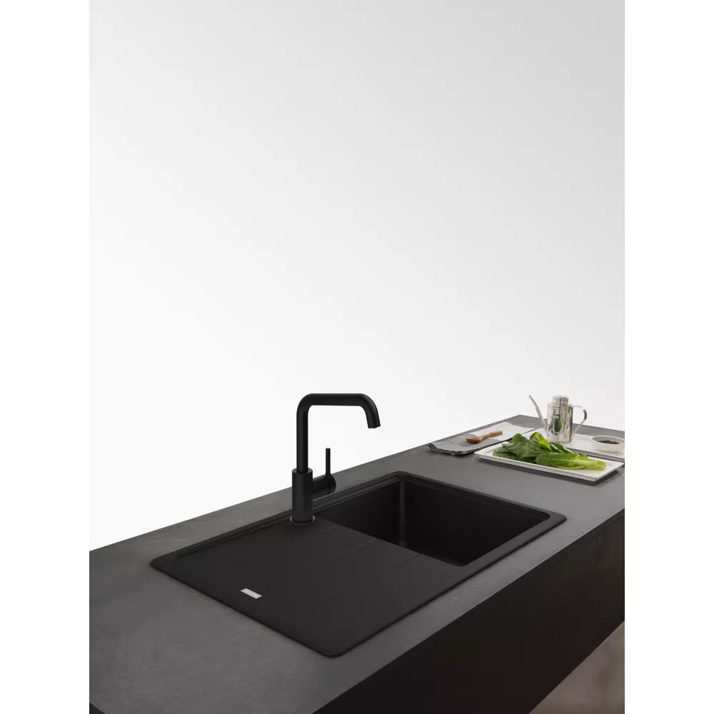 Смеситель FRANKE Lina U Black matte (115.0728.474) Принцип смешивания однорычажный