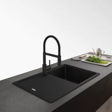 Змішувач FRANKE Lina L Shape Black Mattе (115.0725.838)