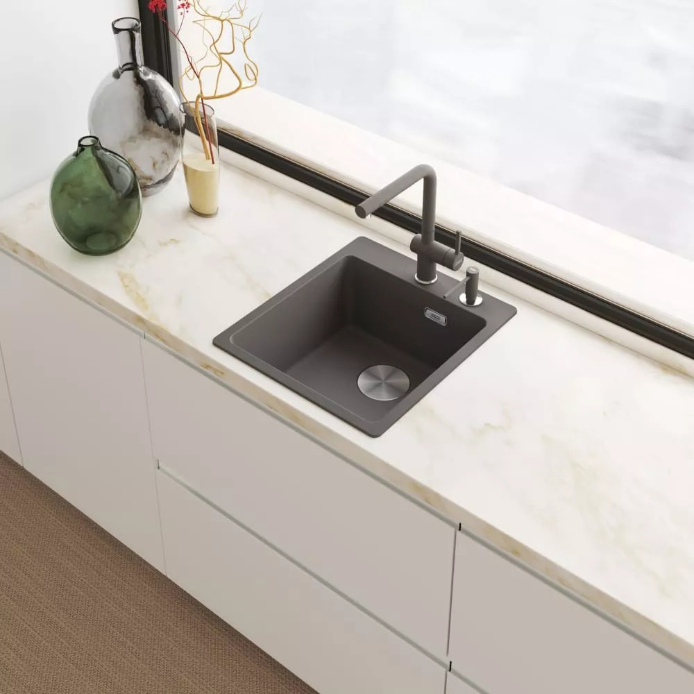 Смеситель FRANKE Active L Gray Stone (115.0653.374) Принцип смешивания однорычажный
