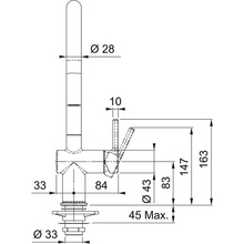 Смеситель FRANKE Active J (115.0653.404)