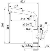 Смеситель FRANKE Urban Pull Out (115.0595.083)