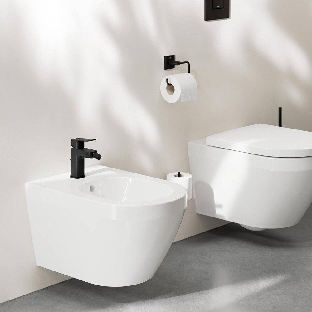 Смеситель GROHE QuickFix Dice Черный матовый (1018772430) В Украине Смеситель GROHE QuickFix Dice Черный матовый (1018772430)