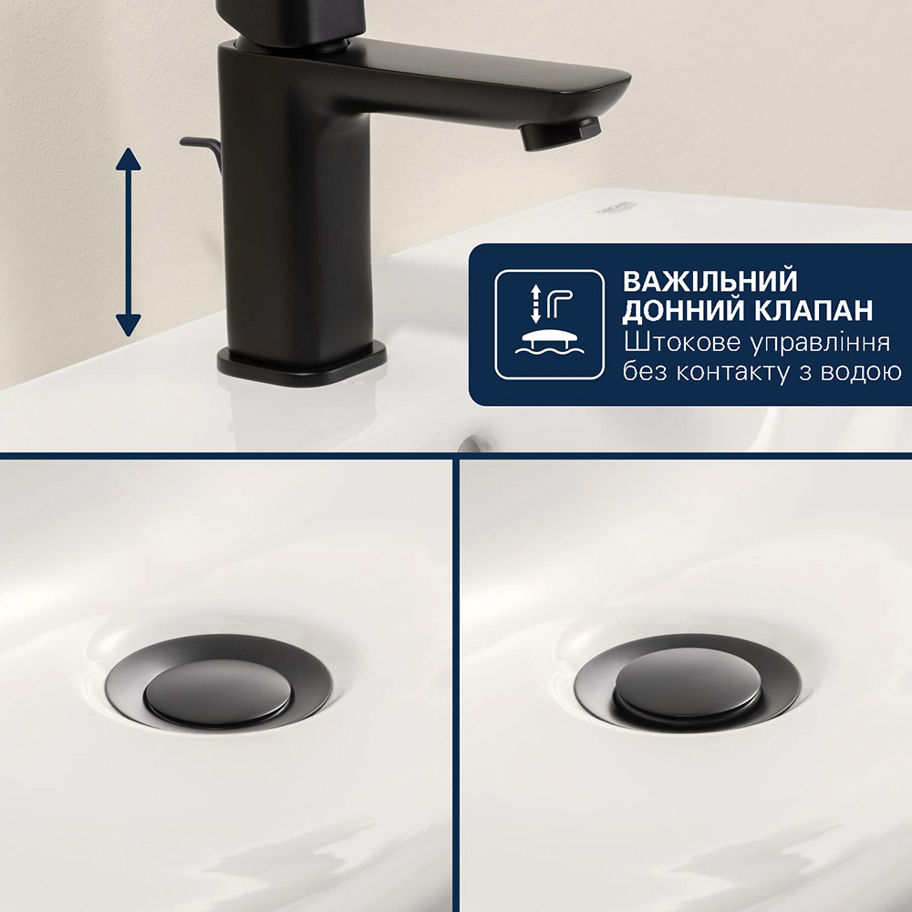 Смеситель GROHE QuickFix Dice Черный матовый (1018772430) Заказать Смеситель GROHE QuickFix Dice Черный матовый (1018772430)