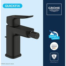 Смеситель GROHE QuickFix Dice Черный матовый (1018772430) Смеситель GROHE QuickFix Dice Черный матовый (1018772430)