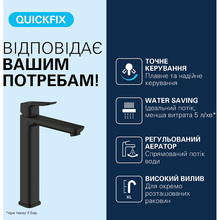 Смеситель GROHE QuickFix Dice Черный матовый (1018922430) Смеситель GROHE QuickFix Dice Черный матовый (1018922430)