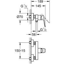 Смеситель GROHE QuickFix Dice Chrome (1018740000)