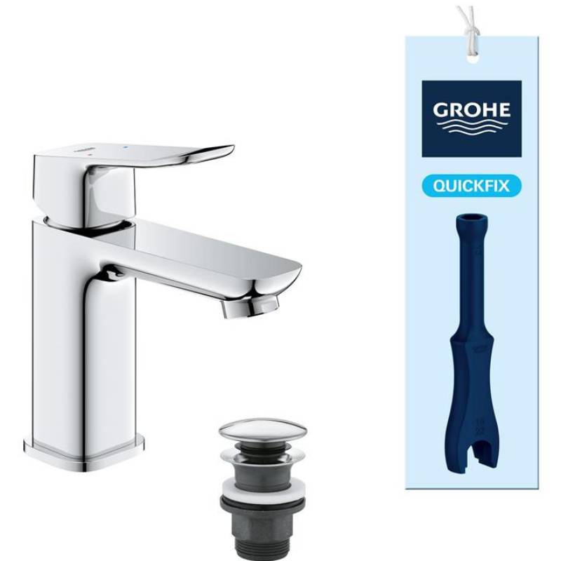 Смеситель GROHE QuickFix Dice S Chrome (1018570000) Подвод 1/4"