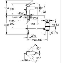 Смеситель GROHE QuickFix Dice Chrome (1018770000)