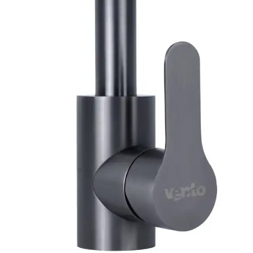 Смеситель VENTOLUX KF03 PVD BK Black Принцип смешивания однорычажный