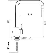 Смеситель VENTOLUX KF03 PVD BK Black