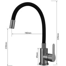 Смеситель VENTOLUX KFF04 PVD BK/BK Black