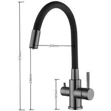 Смеситель VENTOLUX KFFPW 14 PVD BK/BK