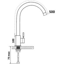 Смеситель VENTOLUX KFFPW 14 PVD BK/BK