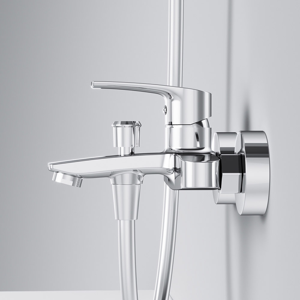 Змішувач AM.PM F7C10000 Pride Chrome Принцип змішування одноважільний