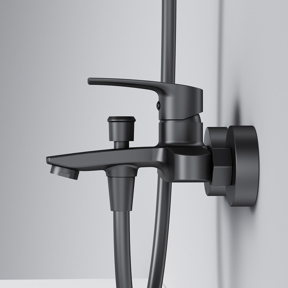 Змішувач AM.PM Pride Black (F7C10022) Довжина виливу 15.1