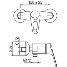 Смеситель NOBILI TIMIX TX27130CR