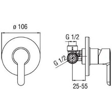 Смеситель NOBILI ABC AB87108CR