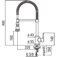 Смеситель NOBILI ABC AB87300/3CR