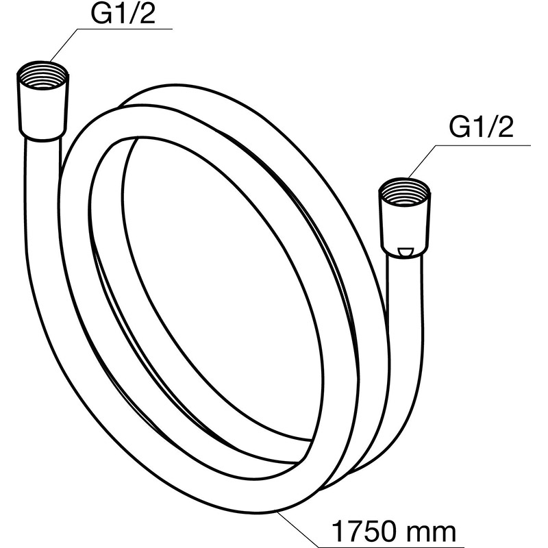 Шланг для душу AM.PM 1750 мм (F0400100) Тип шланг для душа