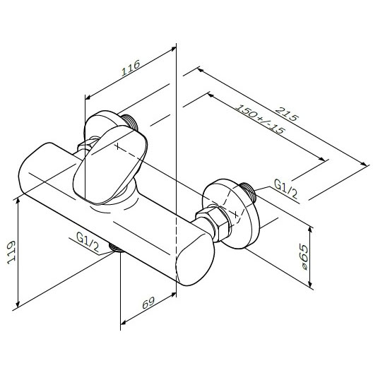 Смеситель AM.PM F70A20000 Spirit V2.0 Назначение для биде