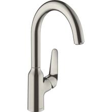 Смеситель Hansgrohe Focus M4 KM220 Steel (71802800)