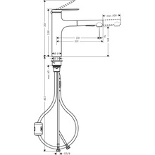 Змішувач HANSGROHE Zesis M33 KM160 Chrome (74801000)