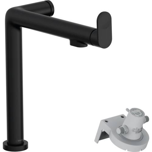 Змішувач HANSGROHE Aqittura M91 FilterSystem 240 Black Matte (76804670)
