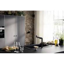 Змішувач HANSGROHE Aqittura M91 FilterSystem 240 Black Matte (76804670)