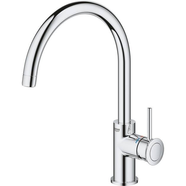 Змішувач GROHE BauClassic 22,3 см хром (30577000) Призначення для кухонної мийки