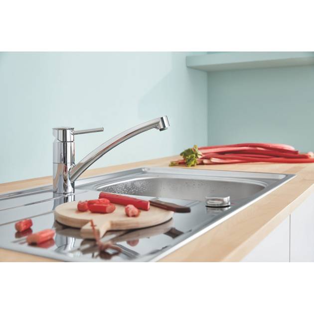 Смеситель GROHE BauClassic 23,1см хром (30575000) Способ монтажа врезной