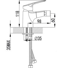 Змішувач SERIO CORSO D35 (9626500)