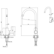 Смеситель ELLECI C01 AVENA 51