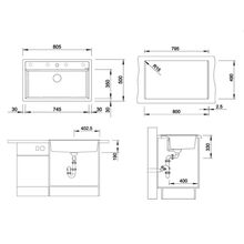 Мойка BLANCO DALAGO 8 (518852) темная скала