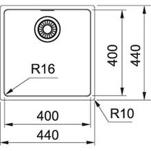 Мойка FRANKE Maris MRX 110-40 (122.0598.646)