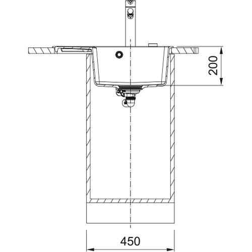 Мойка FRANKE Centro CNG 611-62 TL Gray Stone (114.0630.453) Форма прямоугольная